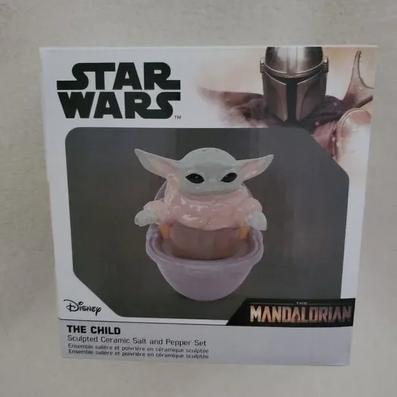 🍀NEW Star Wars Ceramic Salt and Pepper Set - Picture 3 of 4